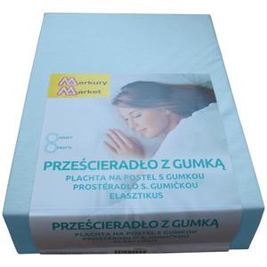 Plachta na posteľ jersey 140x200 farba 9700 modrý vyobraziť