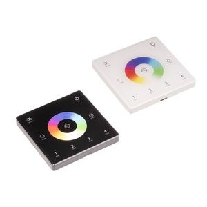 T-LED DimLED bezdrôtový nástenný ovládač SLIM RGB a RGBW 4-kanálový Vyberte farbu: Čierna 069313 vyobraziť