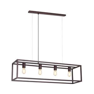 Luster na lanku FRAME 4xE27/60W/230V meď vyobraziť