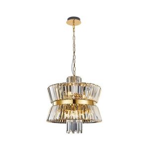 Luster na reťazi AURELIA 12xE14/40W/230V zlatá vyobraziť