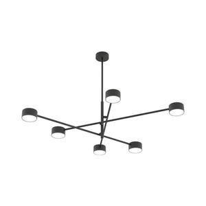 EMIBIG Luster na lanku NATSU 6xGX53/12W/230V čierna vyobraziť