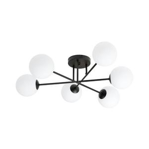 EMIBIG Luster na tyči ROMA 6xE14/10W/230V čierna/biela vyobraziť