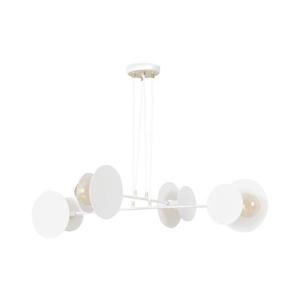 EMIBIG Luster na lanku IDEA 4xE27/15W/230V biela vyobraziť