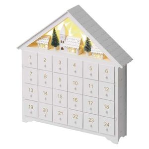 Adventní LED kalendář SMARA bílý/teplý bílý vyobraziť