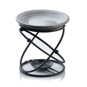 Aróma lampa TWIST 10 cm šedá/čierna vyobraziť