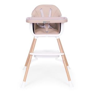 Dětská židlička 2v1 BABY ECOTOYS béžová vyobraziť