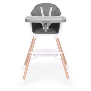 Dětská židlička 2v1 BABY ECOTOYS šedá vyobraziť