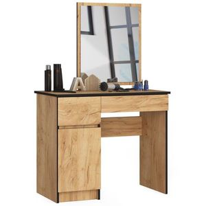 Kozmetický stolík so zrkadlom P-2/SL dub craft ľavý vyobraziť