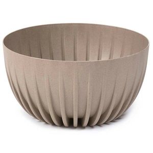 Květináč STRIPPED ECO 30 cm latte vyobraziť