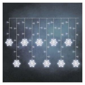 LED vánoční závěs Heter 135 x 50 cm studená bílá vyobraziť