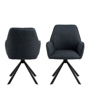Otočné jídelní křeslo Glenda antracit vyobraziť