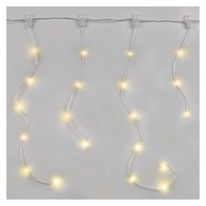 Vánoční LED řetěz Nanos rampouchy s programy 2, 9 m teplá bílá vyobraziť