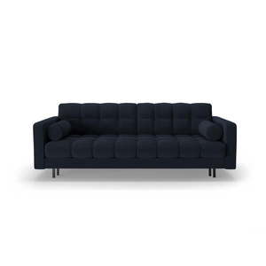 Tmavomodrá rozkladacia/s úložným priestorom pohovka z textílie buklé 222 cm Bali – Cosmopolitan Design vyobraziť