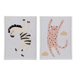 Detské obrázky v sade 2 ks 30x40 cm Animals – Ixia vyobraziť