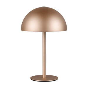 LED stolová lampa v bronzovej farbe s kovovým tienidlom (výška 21 cm) Munoz – Trio vyobraziť