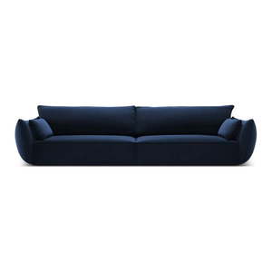 Tmavomodrá zamatová pohovka 248 cm Vanda – Mazzini Sofas vyobraziť