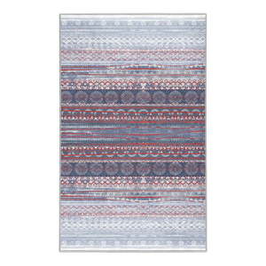 Fialovo-sivý prateľný koberec 120x180 cm Vintage Stripe – Mila Home vyobraziť