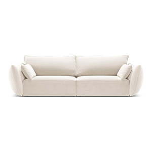 Béžová zamatová pohovka 208 cm Vanda – Mazzini Sofas vyobraziť
