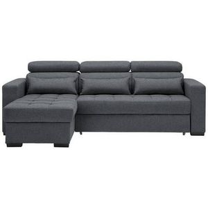 Carryhome ROHOVÁ SEDACIA SÚPRAVA, textil, grafitová vyobraziť
