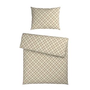 Esposa POSTEĽNÁ BIELIZEŇ, flanel, hnedá, krémová, 140/200 cm vyobraziť