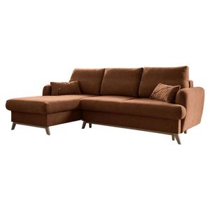 MID.YOU ROHOVÁ SEDACIA SÚPRAVA, textil, terakota vyobraziť