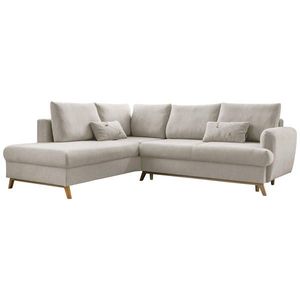 MID.YOU ROHOVÁ SEDACIA SÚPRAVA, textil, béžová vyobraziť