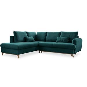 MID.YOU ROHOVÁ SEDACIA SÚPRAVA, textil, tyrkysová vyobraziť