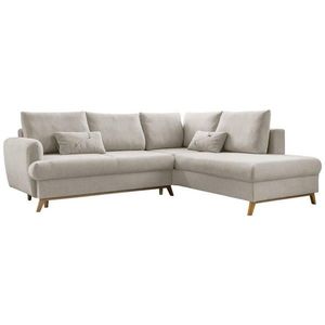 MID.YOU ROHOVÁ SEDACIA SÚPRAVA, textil, béžová vyobraziť