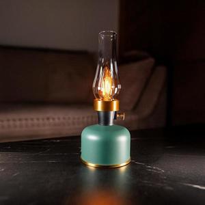 Stolová lampa OLIA USB IP44 green vyobraziť