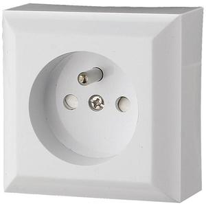 Jedna zásuvka Z/U IP20 GAO white 20455 vyobraziť