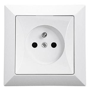 Jedna zásuvka POLA white 33029 vyobraziť