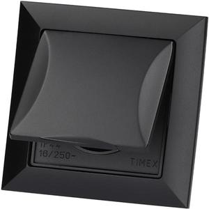 Jedna zásuvka IP44 POLA black 33209 vyobraziť