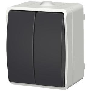 Spínač sviečok AQUA PLUS IP54 grey 40113 vyobraziť