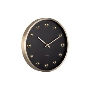 Karlsson 5971BK dizajnové nástenné hodiny čierna, pr. 35 cm vyobraziť