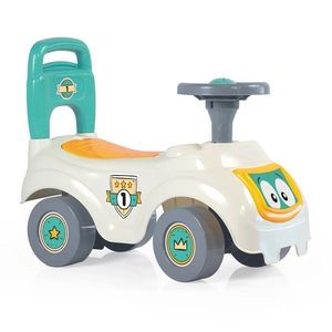 Dolu Odrážadlo auto s operadlom, biela vyobraziť