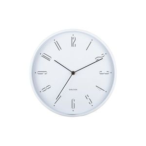 Karlsson 5988WH dizajnové nástenné hodiny biela, p. 30 cm vyobraziť