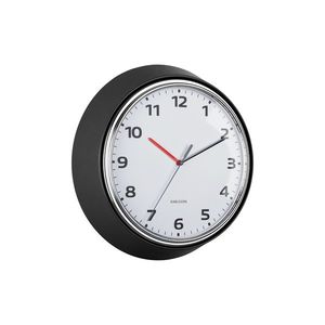 Karlsson 6006BK dizajnové nástenné hodiny čierna, pr. 34 cm vyobraziť