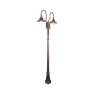 Vonkajšia lampa TALEZ 2xE27/15W/230V IP44 bronz patina vyobraziť