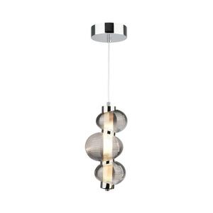 LED Luster na lanku BOLLA LED/12W/230V pr. 16 cm dymová vyobraziť