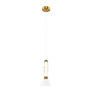 LED Luster na lanku LUCCO LED/13W/230V pr. 15 cm zlatá vyobraziť