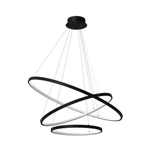 LED Luster na lanku HOOP LED/93W/230V pr. 60 cm 4000K čierna vyobraziť