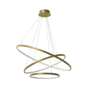 LED Luster na lanku HOOP LED/93W/230V pr. 80 cm 4000K zlatá vyobraziť
