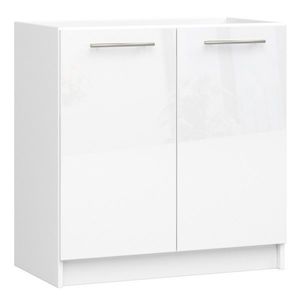 Kuchynská skrinka pod drez Olivia S 80 cm biela vyobraziť