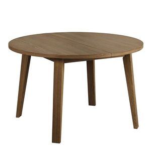 Kulatý jídelní rozkládací stůl A-Line 120/220 cm dub kouřový vyobraziť