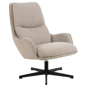 Otočné křeslo Bosley lounge béžové/černé II vyobraziť