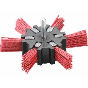 Kartáč okružný vlnitý so stopkou, Ø100mm, šírka 20mm, nylonové vlákno 1, 2mm vyobraziť