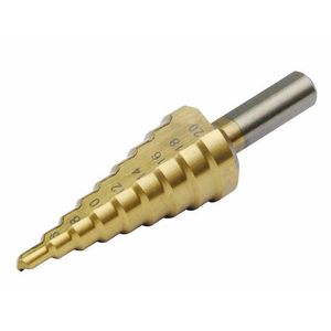 Vrták stupňovitý TiN, Ø4-20mm, stupňovanie 2mm, 9 otvorov vyobraziť