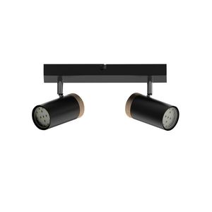 STROPNÁ LAMPA LAGOS ČIERNA 2X15 GU10 TIENIDLO ČIERNA+DREVENÁ vyobraziť