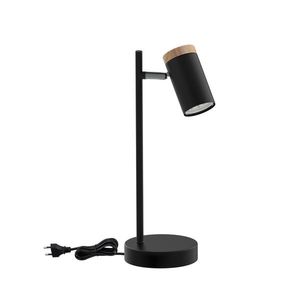Stolová lampa LAGOS ČIERNA 1X15W GU10 TIENIDLO ČIERNA+DREVENÁ vyobraziť