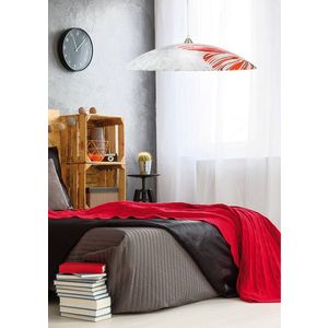 Závesná stropná lampa s pružinovým e27 červeným osvetlením vyobraziť